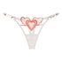 Heart Lace Up Panty Thongs